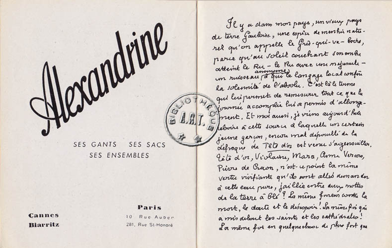 Les programmes de Théatre de l\
